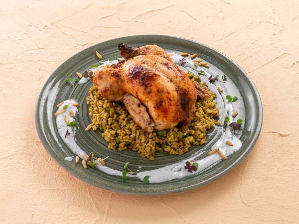 Freekeh Stuffed Chicken